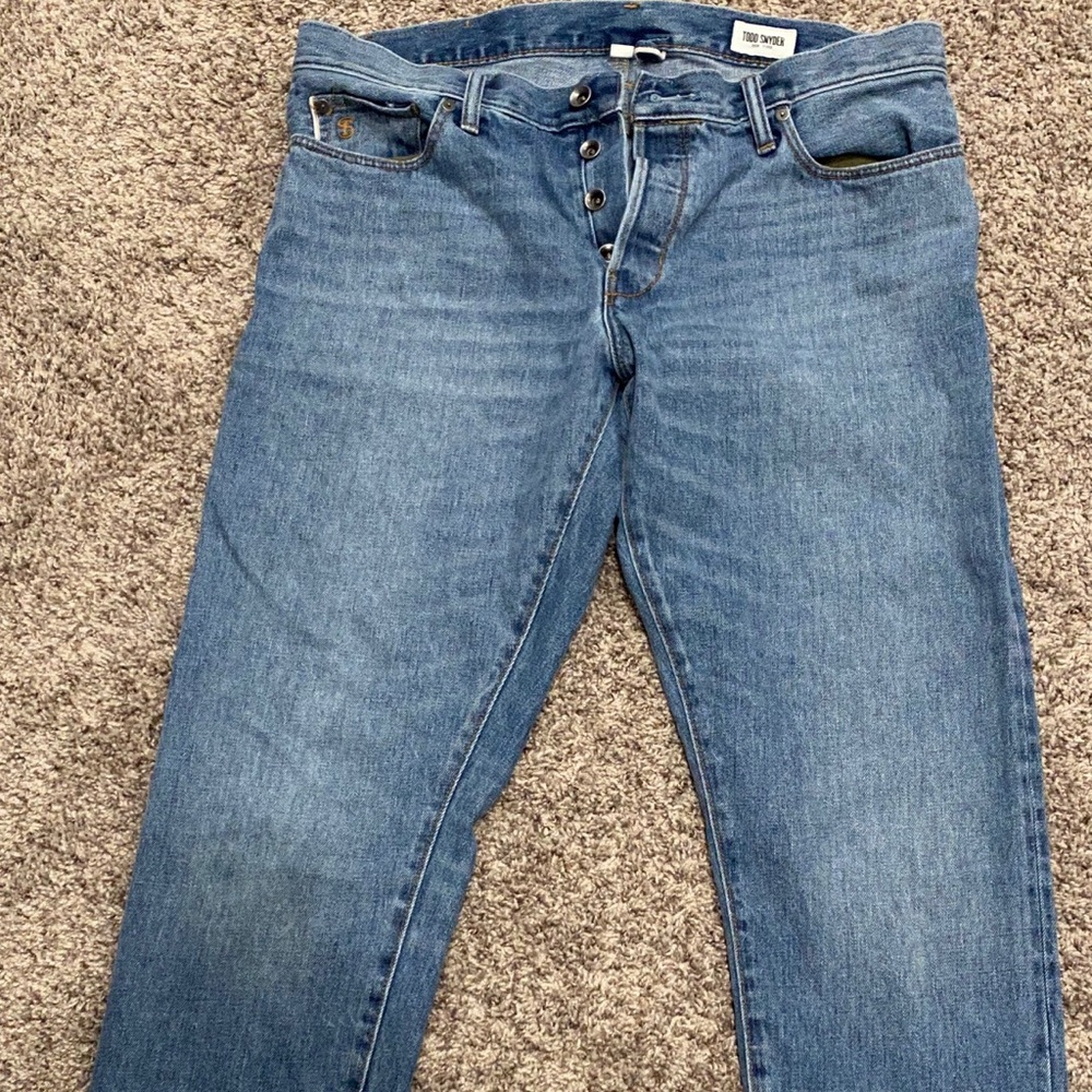 Todd Snyder selvedge  Jeans 34/32 Slim Jeans